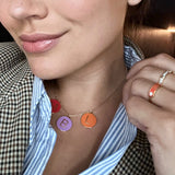 Initial Color Necklace