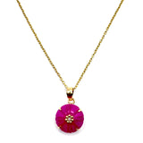 Flower Queen Chalcedony Necklace