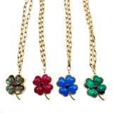 Clover Labradorite Necklace