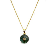 Flower Labradorite Necklace