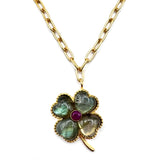 Clover Labradorite Necklace