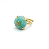 Flower Amazonite Ring