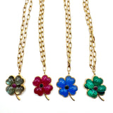 Clover Malachite Necklace