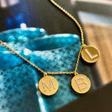 Initial Stone Necklace