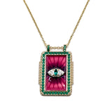 Pink Eye Necklace