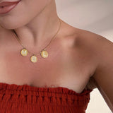 Initial Stone Necklace