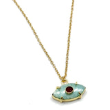 Evil Eye Amazonite Necklace