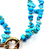 Turquoise Chips Choker