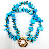 Turquoise Chips Choker