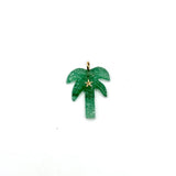 Palm Tree Pendant Emerald