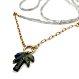 Palm Tree Pendant Labradorite