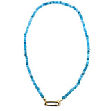 Bobby Necklace Blue Chalcedony