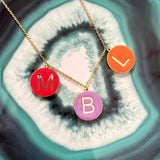 Initial Color Necklace