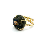 Flower Labradorite Ring