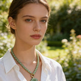Lou Necklace Green Aventurine