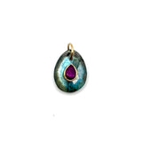 Veda Pendant Labradorite