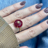Flower Ruby Ring