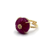 Flower Ruby Ring