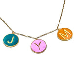 Initial Color Necklace