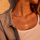 Name Necklace Without Stones