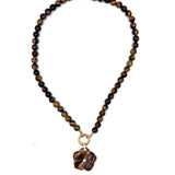 Lou Necklace Tiger Eye